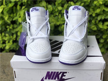 Load image into Gallery viewer, Air Jordan 1 ' Women's Court Purple' (Mens sizing)