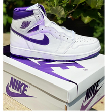 Load image into Gallery viewer, Air Jordan 1 ' Women's Court Purple' (Mens sizing)