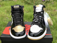 Load image into Gallery viewer, Jordan 1 Retro Hight NRG Patent Gold Toe
