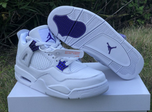 Load image into Gallery viewer, Jordan Retro 4 Metallic Purple