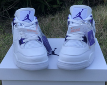 Load image into Gallery viewer, Jordan Retro 4 Metallic Purple