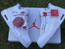 Load image into Gallery viewer, Jordan Retro 4 Orange Metallic
