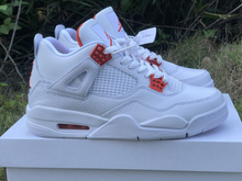 Load image into Gallery viewer, Jordan Retro 4 Orange Metallic