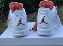 Load image into Gallery viewer, Jordan Retro 4 Orange Metallic