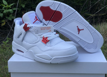 Load image into Gallery viewer, Jordan Retro 4 Metallic Red