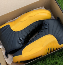 Load image into Gallery viewer, Jordan Retro 12 Black University Gold