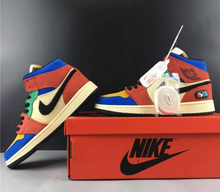 Load image into Gallery viewer, Blue The Great X Air Jordan 1 Mid "Fearless"