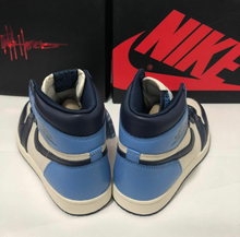 Load image into Gallery viewer, Air Jordan Retro 1 Obsidian UNC