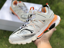 Load image into Gallery viewer, Balenciaga Track Trainers White Orange