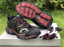 Load image into Gallery viewer, Balenciaga Track Trainers Black Bordeaux