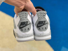 Load image into Gallery viewer, Jordan Retro 4 'White Cement'
