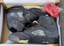 Load image into Gallery viewer, Jordan 5 Retro Off-White Black