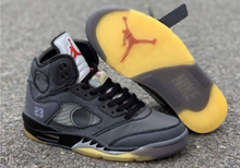 Load image into Gallery viewer, Jordan 5 Retro Off-White Black