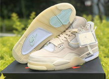 Load image into Gallery viewer, Jordan 4 Off-White Sail