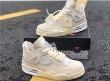 Load image into Gallery viewer, Jordan 4 Off-White Sail