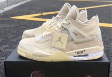 Load image into Gallery viewer, Jordan 4 Off-White Sail