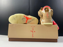 Load image into Gallery viewer, Travis Scott x Air Jordan 6 &#39;British Khaki&#39;
