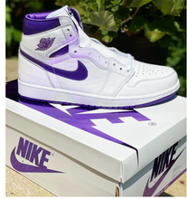 Load image into Gallery viewer, Air Jordan 1 &#39; Women&#39;s Court Purple&#39; (Mens sizing)
