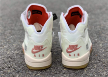 Load image into Gallery viewer, Jordan 5 Off-White Sail Red Silver
