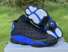 Load image into Gallery viewer, Air Jordan 13 Black Hyper Royal
