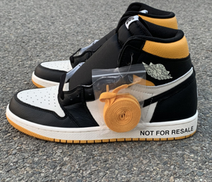 Jordan Retro 1 High "Not For Resale" Varsity Maize