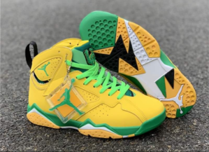 Air Jordan 7 Oregon Ducks PE