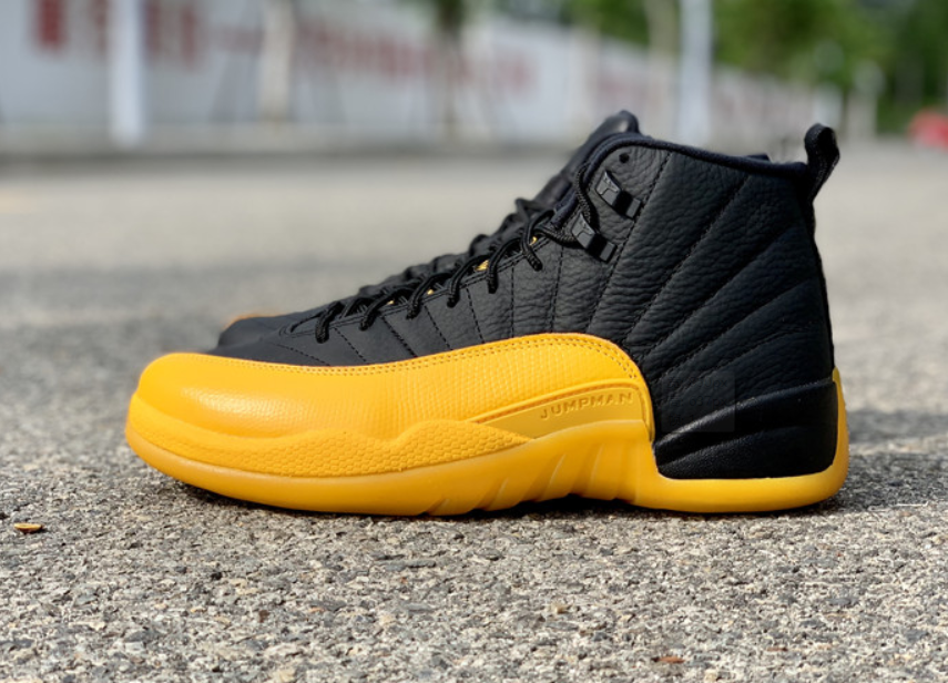 Jordan Retro 12 Black University Gold