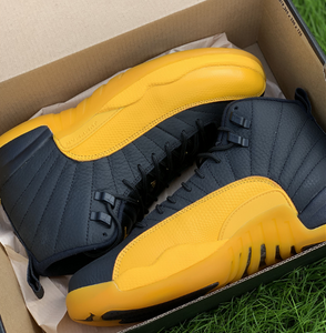 Jordan Retro 12 Black University Gold