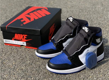 Load image into Gallery viewer, Jordan Retro 1 High Black Game Royal
