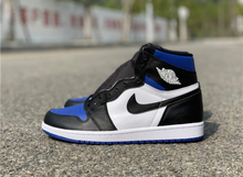 Load image into Gallery viewer, Jordan Retro 1 High Black Game Royal
