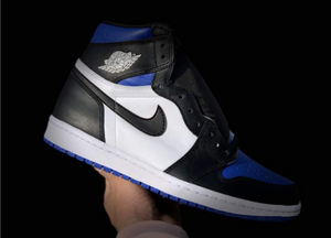 Jordan Retro 1 High Black Game Royal