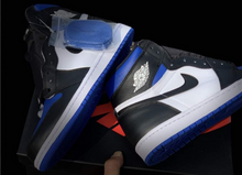 Load image into Gallery viewer, Jordan Retro 1 High Black Game Royal
