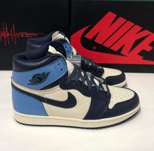 Load image into Gallery viewer, Air Jordan Retro 1 Obsidian UNC
