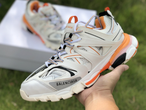 Balenciaga Track Trainers White Orange