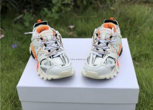 Balenciaga Track Trainers White Orange