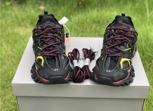 Balenciaga Track Trainers Black Bordeaux