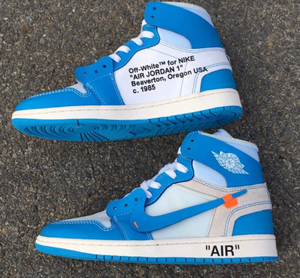 Air Jordan 1 Retro High Off-White University Blue