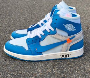 Air Jordan 1 Retro High Off-White University Blue